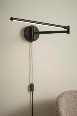 Vägglampor|Jotex TEIDE Vägglampa LED Svart