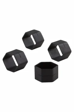 Kökstillbehör|Jotex TERRA Servettring Med Placeringskortshållare 4-pack Black