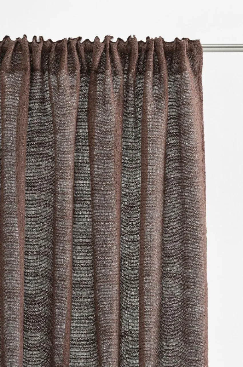 Multifunktionsgardiner|Jotex TESS Multifunktionsgardin 2-pack Chokladbrun