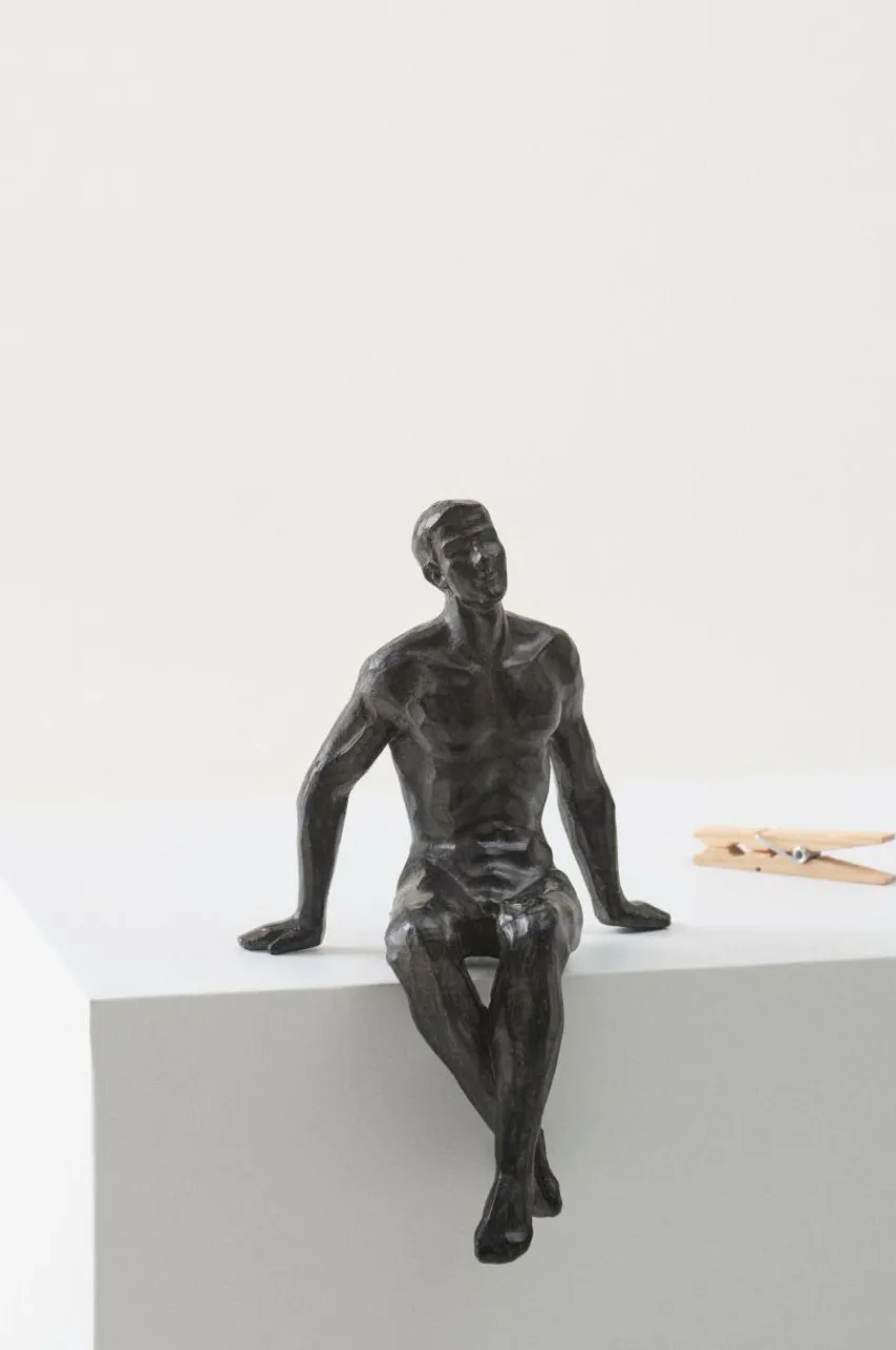 Prydnadssaker|Jotex THINKER Dekorationsfigur Svart/brons