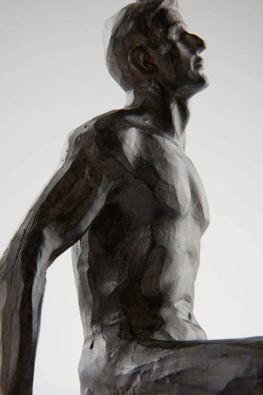 Prydnadssaker|Jotex THINKER Dekorationsfigur Svart/brons