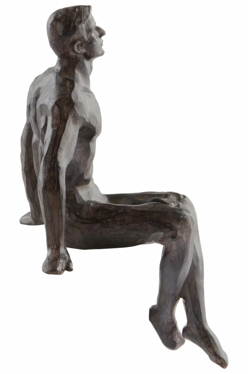 Prydnadssaker|Jotex THINKER Dekorationsfigur Svart/brons