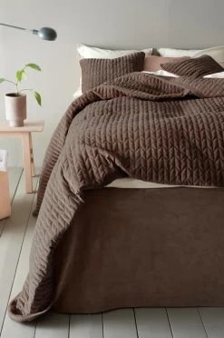 Överkast|Sängkappor|Jotex TILY Bäddpaket - Enkelsäng 90 Cm, Sängkappa 45 Cm Brun