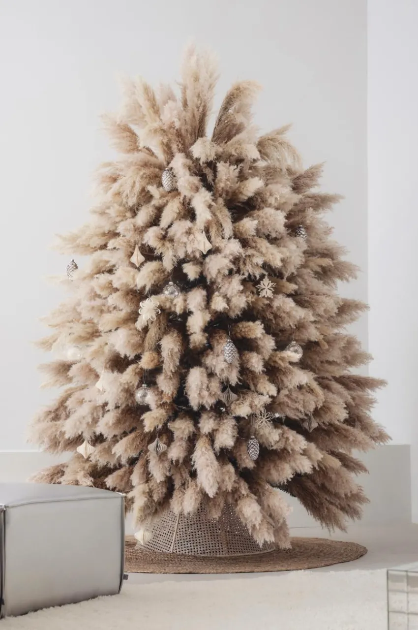 Juldekoration|Jotex TIMBER Grankorg Naturbrun