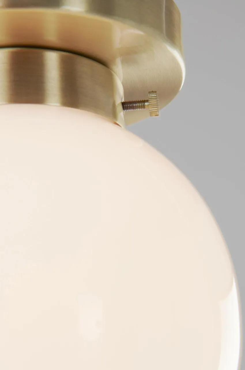 Vägglampor|Taklampor|Jotex TINK WHITE Taklampa Vit/mässing