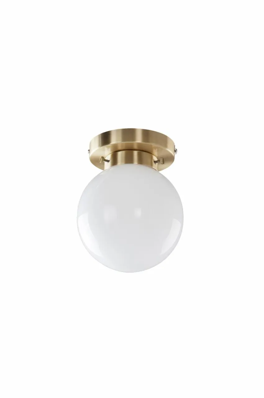 Vägglampor|Taklampor|Jotex TINK WHITE Taklampa Vit/mässing