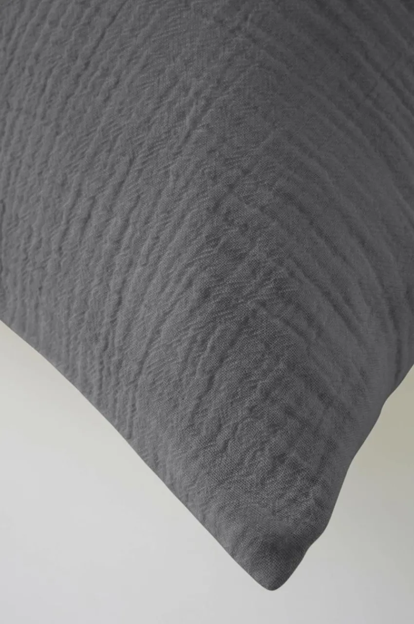 Örngott|Jotex TOM örngott 60x50 Cm - Ekologisk Mörk mullvadsgrå