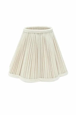 Lampskärmar|Jotex Toppringskärm Siv Plissé 30 Cm Ivory