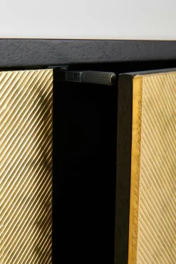 Förvaring|Jotex TORCY Sideboard 45x160 Cm Svart/mässing