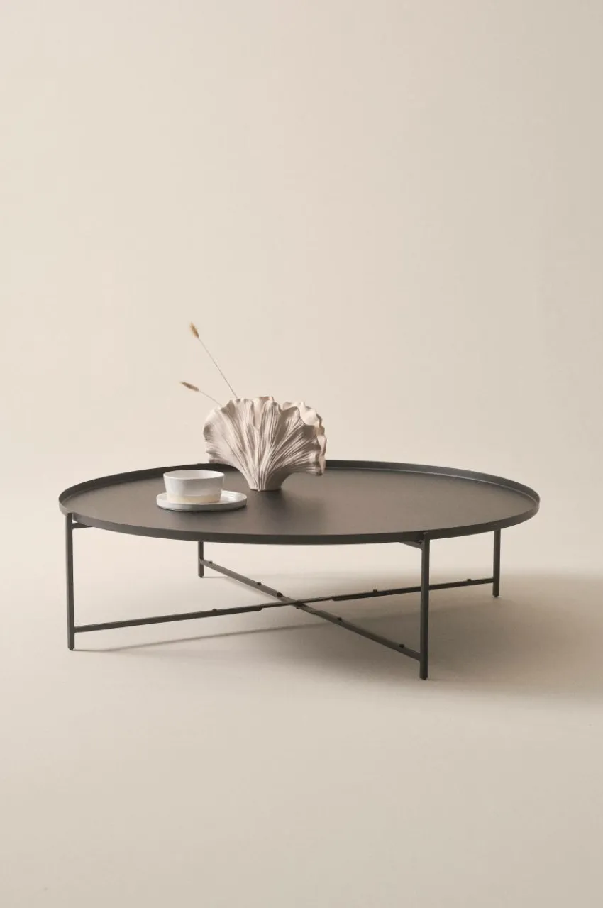 Bord|Jotex TRAYSON Soffbord ø 110 Cm Matt svart