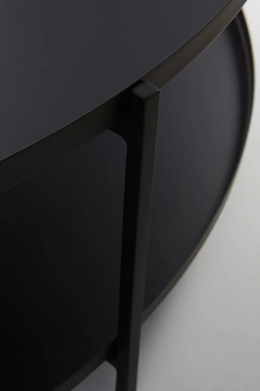 Bord|Jotex TRAYSON Soffbord ø 110 Cm Matt svart