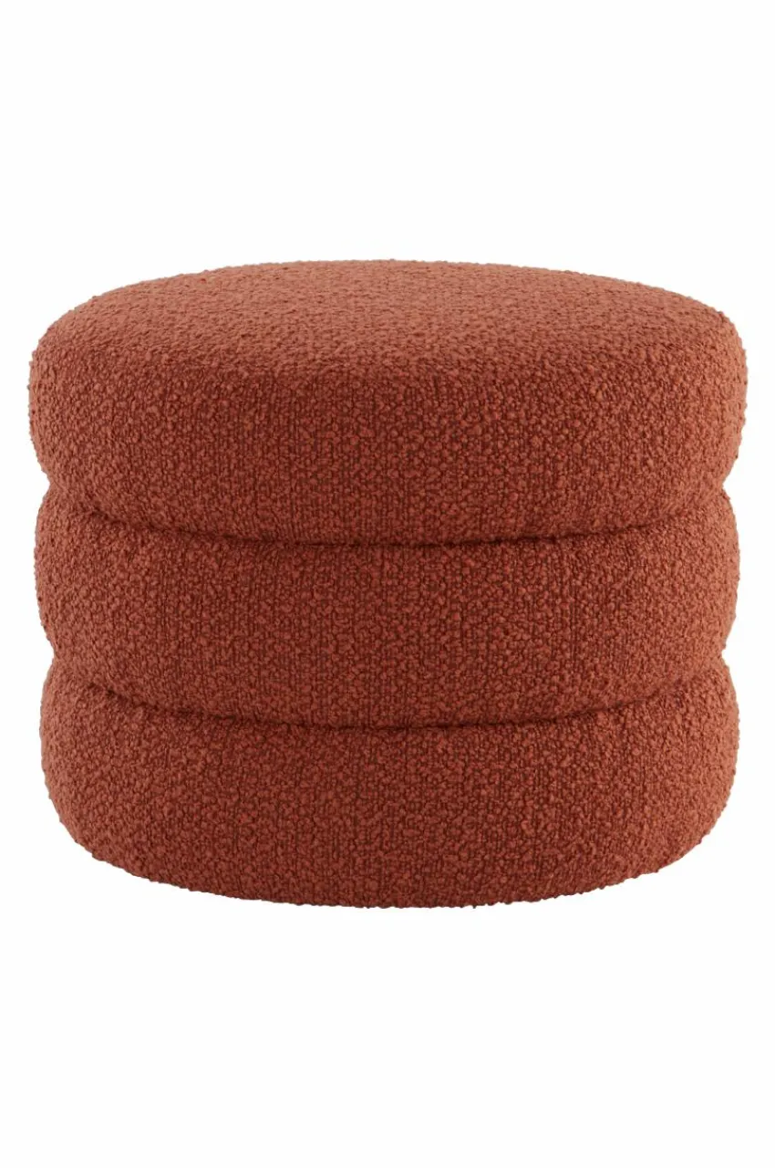 Sittpuffar|Jotex TRIBUS Sittpuff ø 50 Cm Roströd