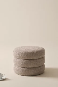 Sittpuffar|Jotex TRIBUS Sittpuff ø 50 Cm Greige