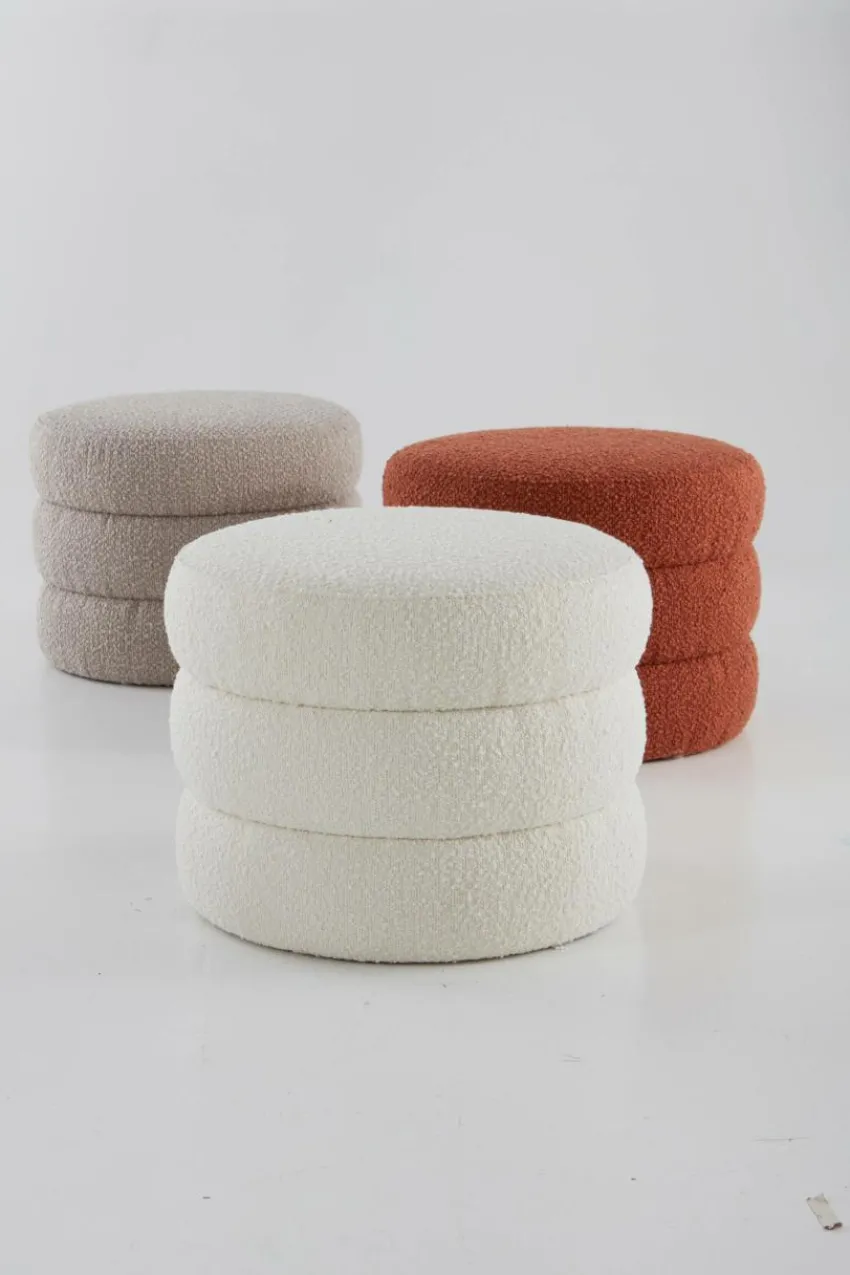 Sittpuffar|Jotex TRIBUS Sittpuff ø 50 Cm Greige