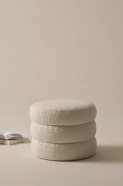 Sittpuffar|Jotex TRIBUS Sittpuff ø 50 Cm Naturvit
