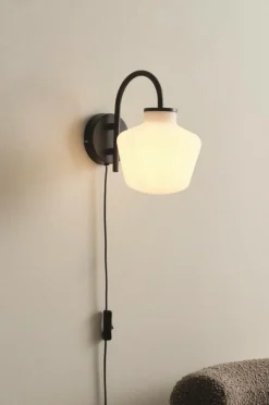 Vägglampor|Jotex TROPEA Vägglampa Svart/vit