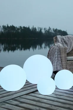 Utebelysning|Utebelysning|Jotex TWILIGHT RUND Belysning - Stor Vit