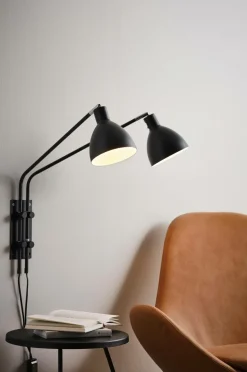 Vägglampor|Jotex TWINNIE Vägglampa Mattsvart