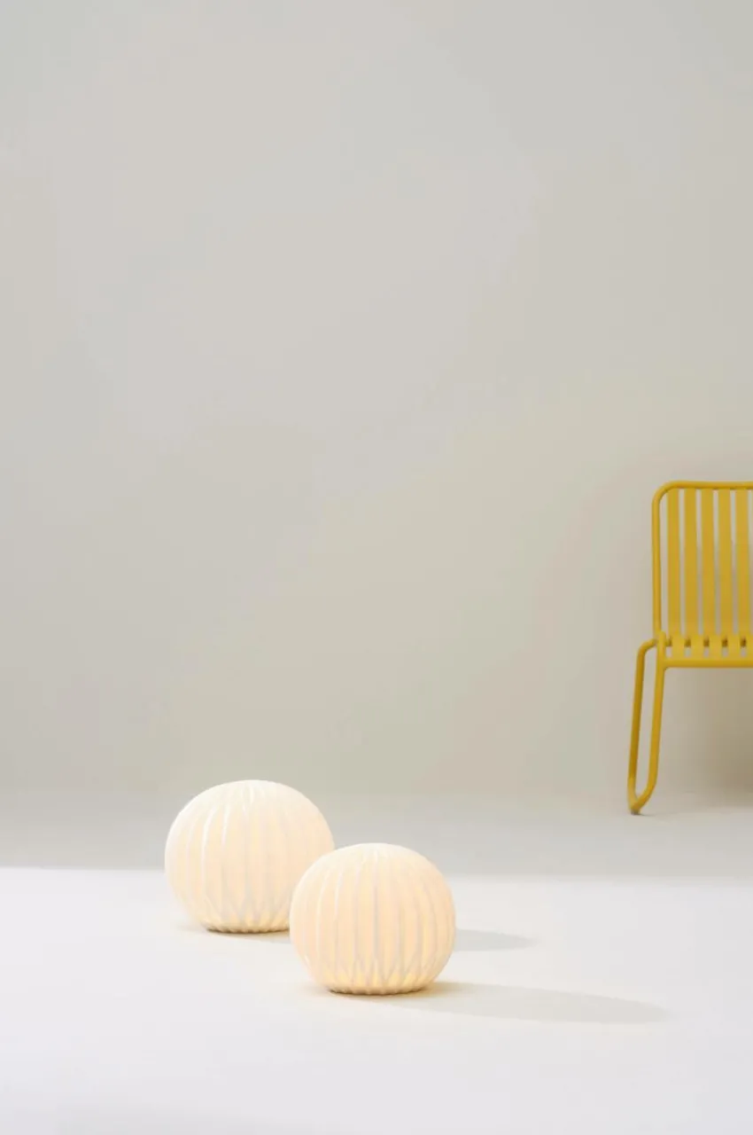 Utebelysning|Utebelysning|Jotex Utomhusdekoration Sandy Globe 25 Cm Vit