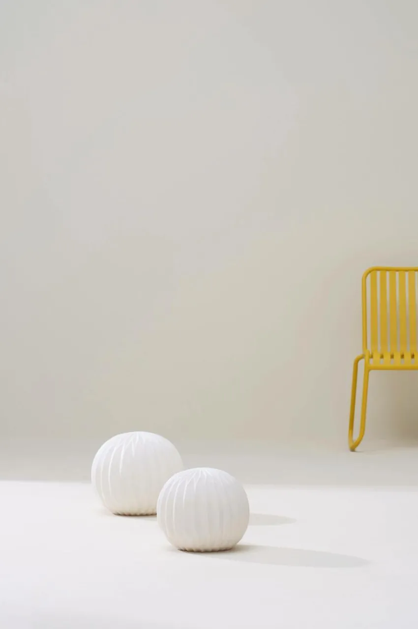 Utebelysning|Utebelysning|Jotex Utomhusdekoration Sandy Globe 25 Cm Vit