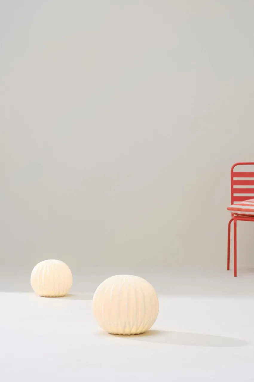 Utebelysning|Utebelysning|Jotex Utomhusdekoration Sandy Globe 30 Cm Vit