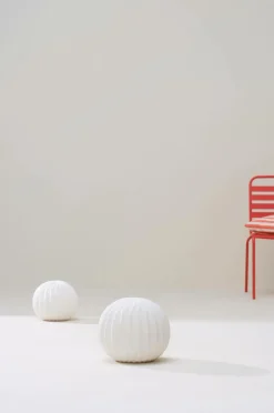 Utebelysning|Utebelysning|Jotex Utomhusdekoration Sandy Globe 30 Cm Vit
