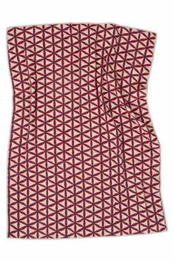 Plädar & Filtar|Julkuddar & Julplädar|Jotex VALERIA Pläd Röd/beige