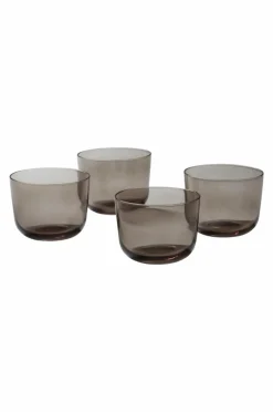 Glas|Jotex VANNA Glas 4-pack Mörkgrå