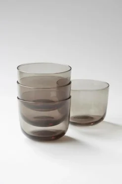 Glas|Jotex VANNA Glas 4-pack Mörkgrå