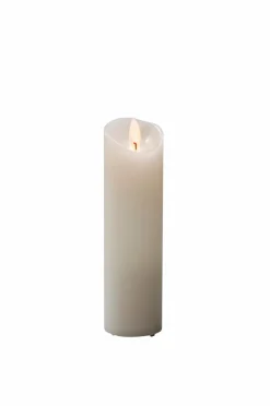 Ljus|Jotex Vaxljus 5x17,8cm LED Gräddvitt
