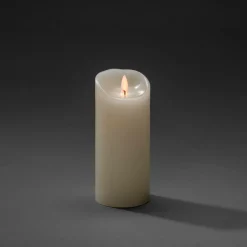 Ljus|Jotex Vaxljus 7,5x17,8cm LED Gräddvitt