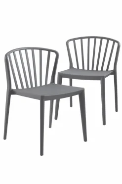Utestolar & Utepallar|Utemöbler|Jotex VÄBY Utestol 2-pack Grå