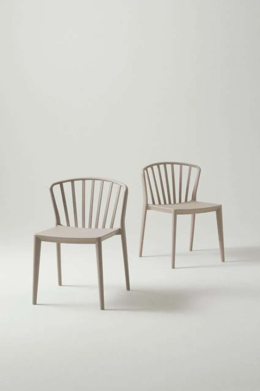 Utestolar & Utepallar|Utemöbler|Jotex VÄBY Utestol 2-pack Beige