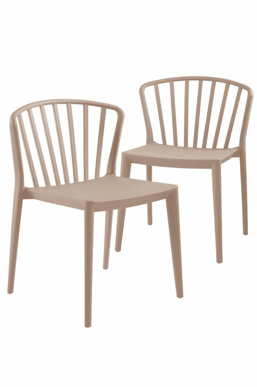 Utestolar & Utepallar|Utemöbler|Jotex VÄBY Utestol 2-pack Beige
