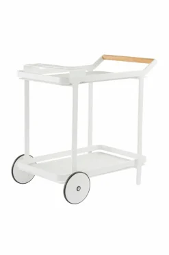 Utebord|Utemöbler|Jotex VENEZIA Serveringsvagn Vit