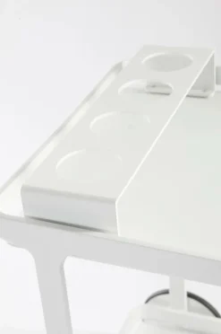 Utebord|Utemöbler|Jotex VENEZIA Serveringsvagn Vit