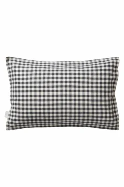 Barnsängkläder|Jotex VERMONT MINI örngott 55x35 Cm - Ekologisk Svart/vit rutig