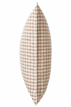 Barnsängkläder|Jotex VERMONT örngott 60x50 Cm - Ekologisk Brun/vit rutig