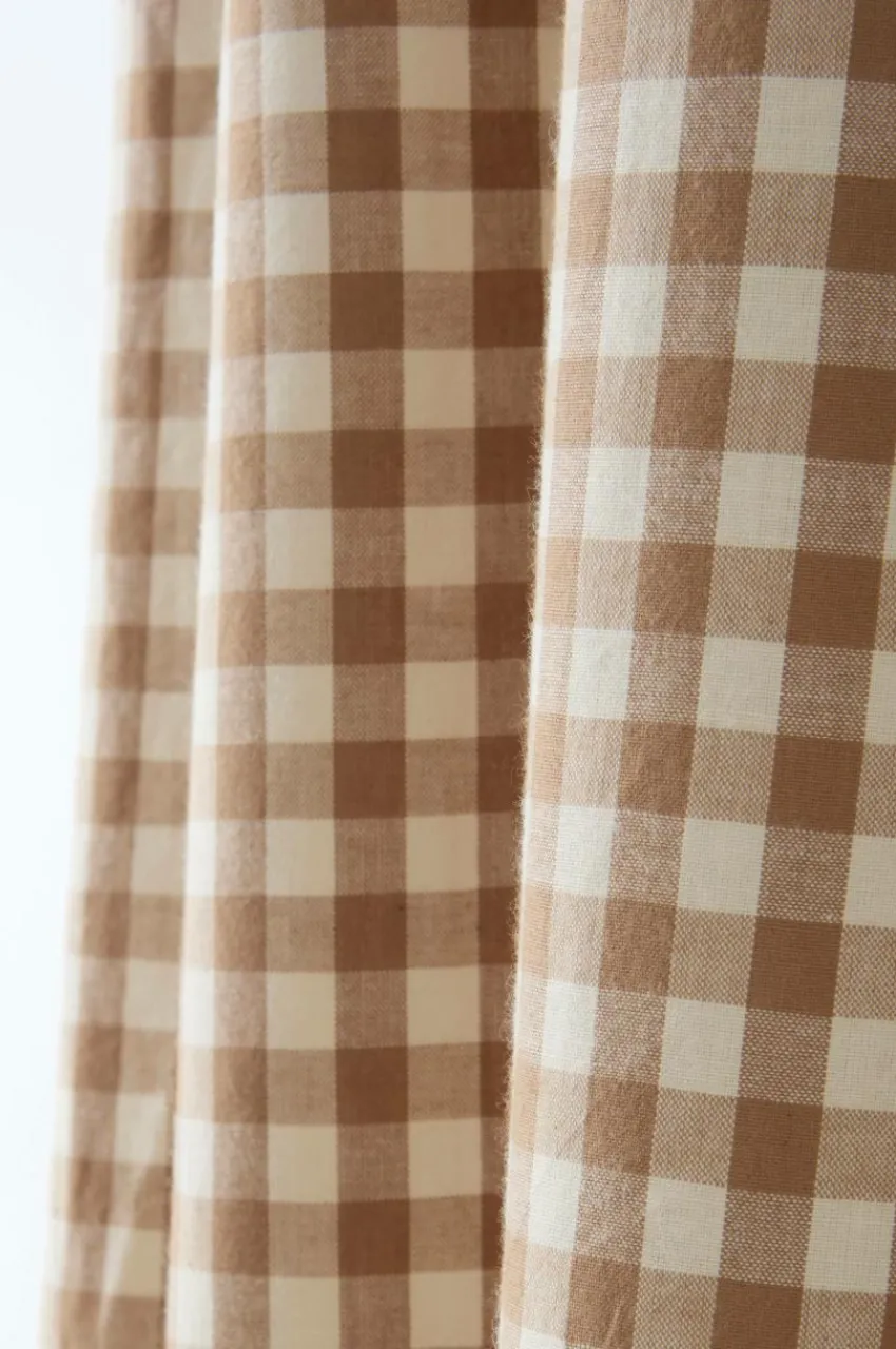 Barnsängkläder|Jotex VERMONT Sänghimmel Brun/creme
