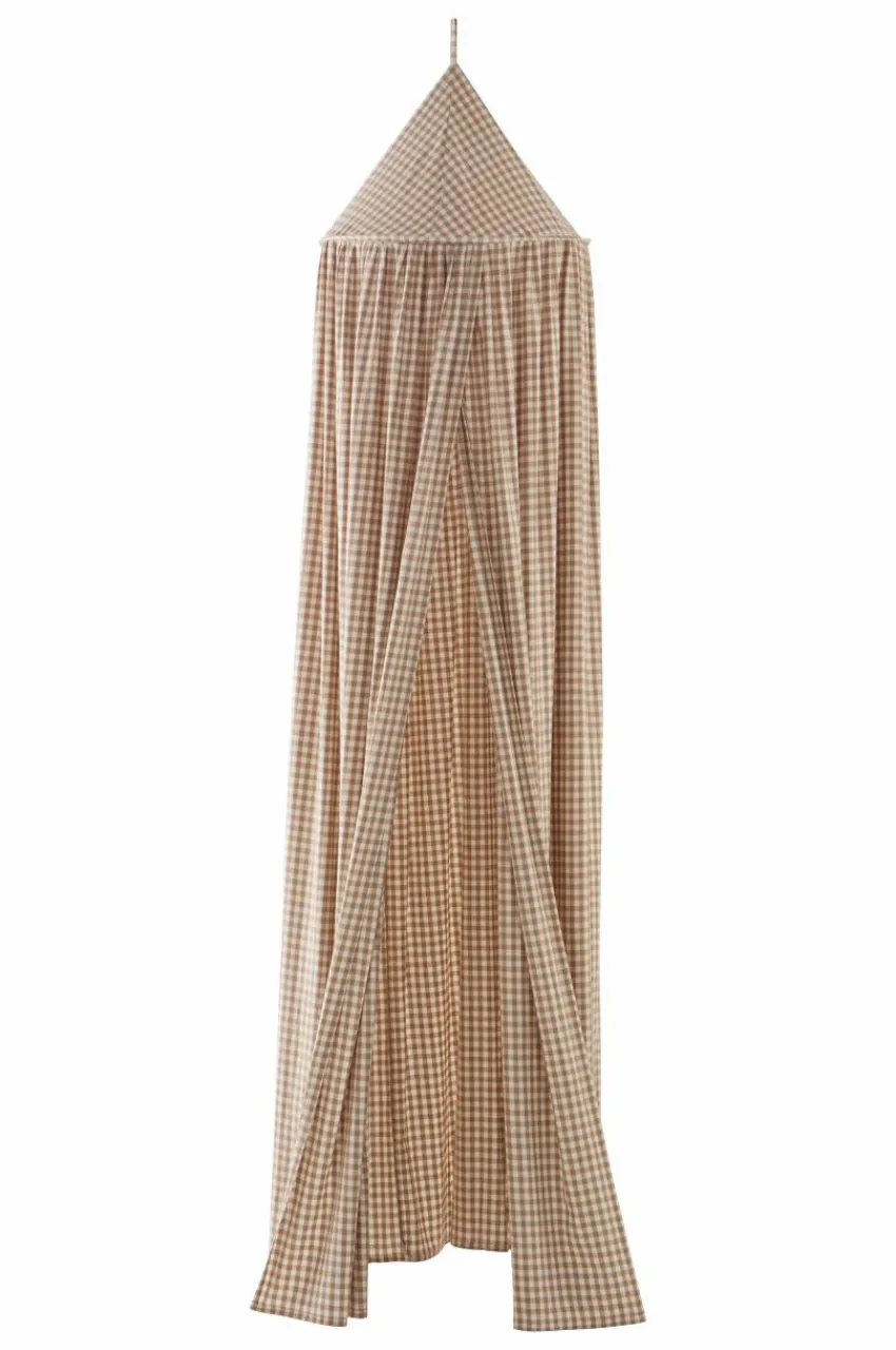 Barnsängkläder|Jotex VERMONT Sänghimmel Brun/creme