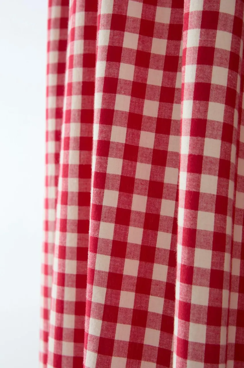 Barnsängkläder|Jotex VERMONT Sänghimmel Röd/creme
