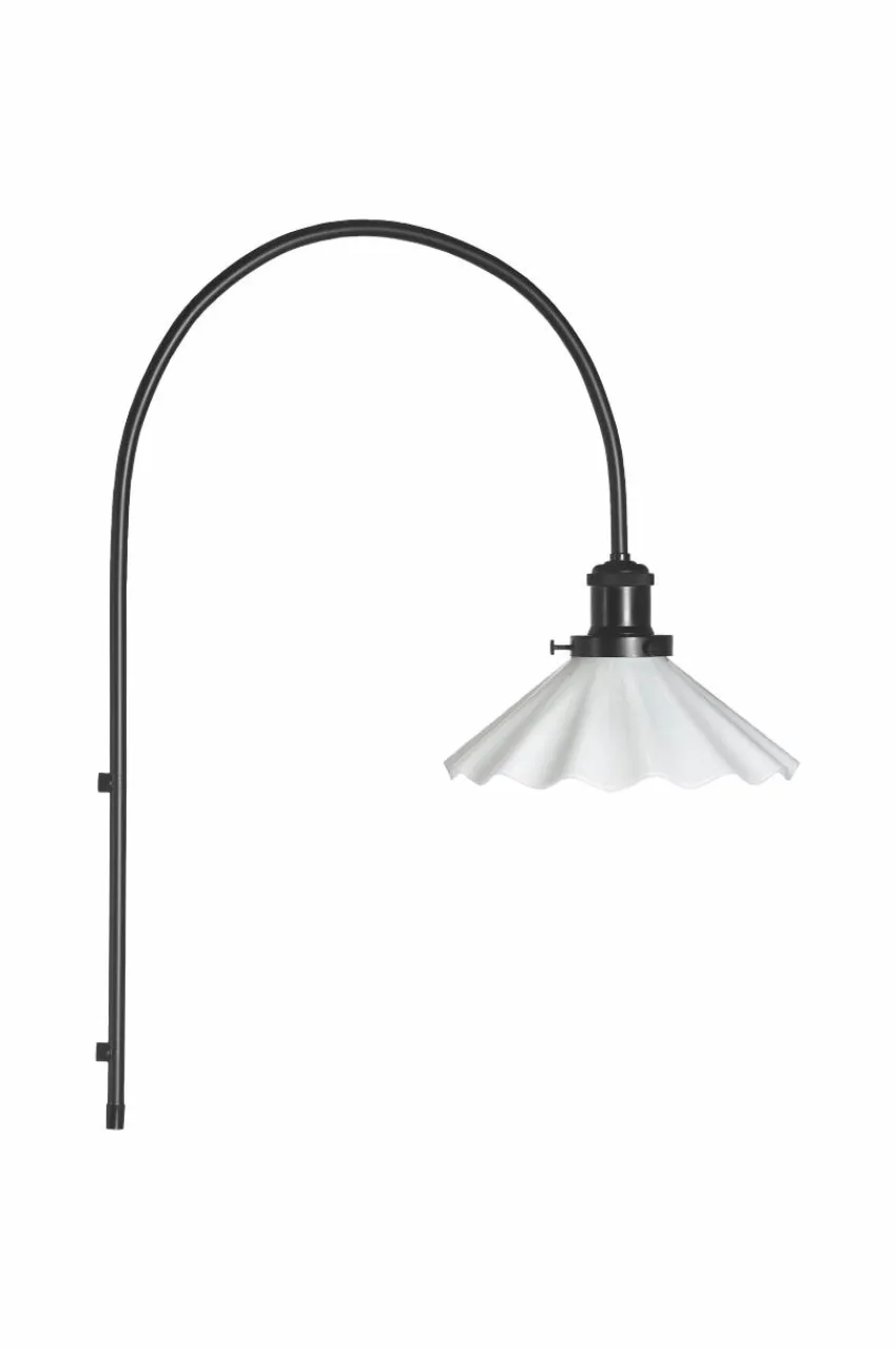 Vägglampor|Jotex Vägglampa August Veckad 25 Cm Opal