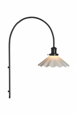 Vägglampor|Jotex Vägglampa August Veckad 25 Cm Opal