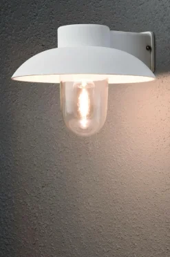 Utebelysning|Utebelysning|Jotex Vägglykta Mani Höjd 21 Cm Vit