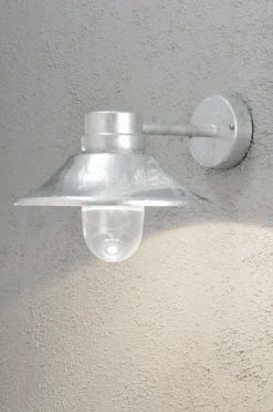 Utebelysning|Utebelysning|Jotex Vägglykta Vega Höjd 26,5 Cm Galvaniserad