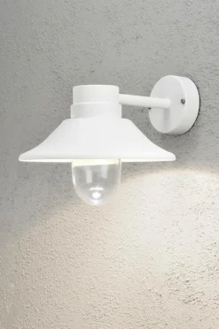Utebelysning|Utebelysning|Jotex Vägglykta Vega Höjd 26,5 Cm Vit