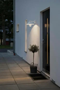 Utebelysning|Utebelysning|Jotex Vägglykta Vega Höjd 26,5 Cm Vit