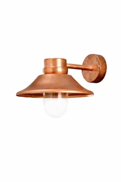 Utebelysning|Utebelysning|Jotex Vägglykta Vega Höjd 26,5 Cm Koppar