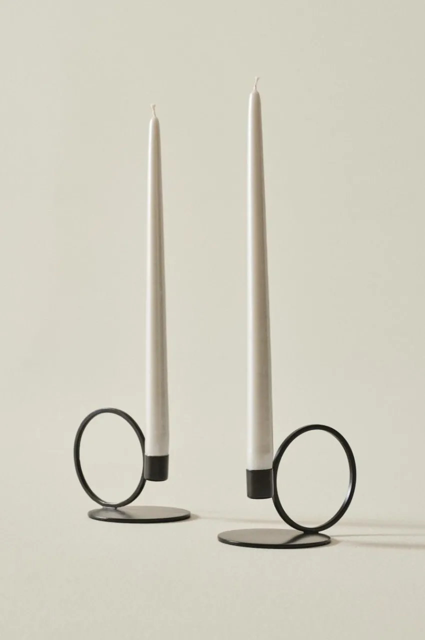 Ljus|Jotex VICKAN PEARL Antikljus 2-pack - Höjd 35 Cm Antikvit