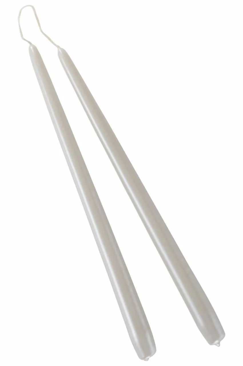 Ljus|Jotex VICKAN PEARL Antikljus 2-pack - Höjd 35 Cm Antikvit